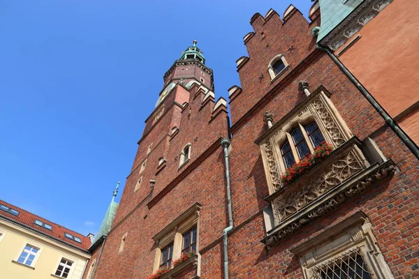 Wroclaw City Landmarks Old Town Hall Rynek Square Wroclaw Poland — Stock Photo, Image