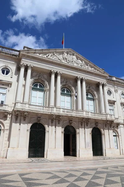 Urząd Miasta Lizbony Portugalsku Camara Municipal Lisboa Punkt Orientacyjny Portugalii — Zdjęcie stockowe