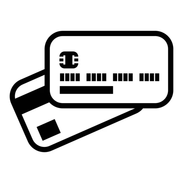 クレジットカードのアイコン Epsベクトルアイコン — ストックベクタ