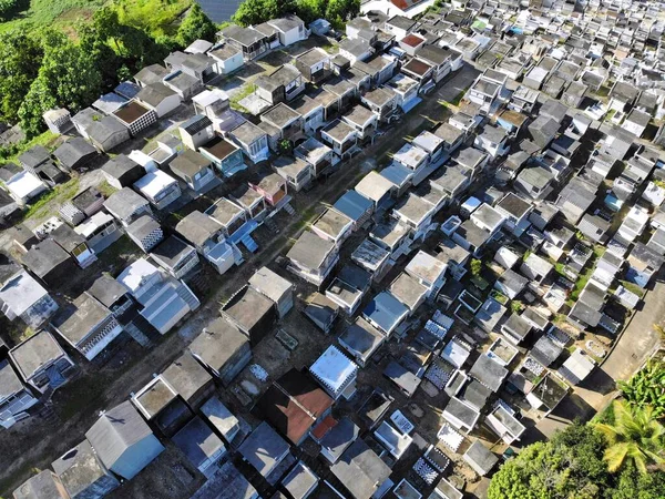 Der Friedhof Von Morne Eau Ist Ein Wahrzeichen Guadeloupes Insel — Stockfoto