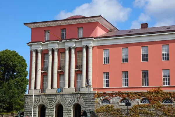 Haugesund City Hall in Norway. Local government building.
