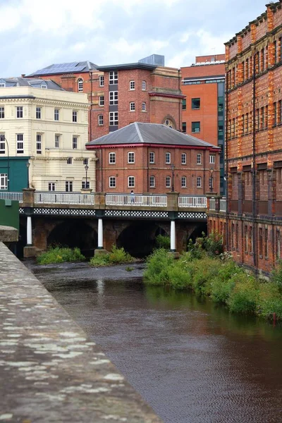 Sheffield City South Yorkshire River Don Old Factories — Stock Photo, Image