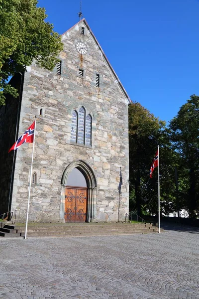 Stavanger City Noruega Catedral Igreja Bairro Storhaug — Fotografia de Stock