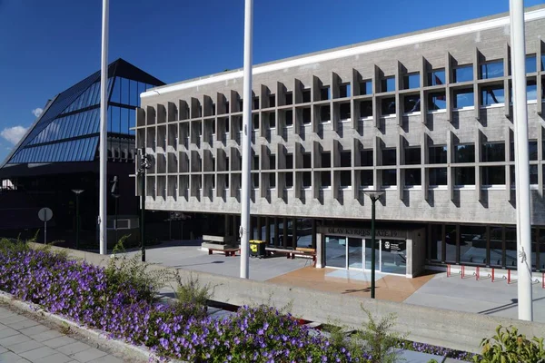 Stavanger Norwegen Juli 2020 Gebäude Der Schwimmhalle Svommehall Stavanger Die — Stockfoto