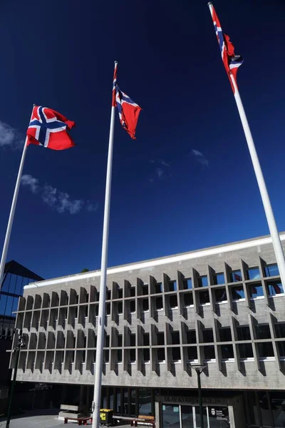 Stavanger Norwegen Juli 2020 Gebäude Der Schwimmhalle Svommehall Stavanger Die — Stockfoto