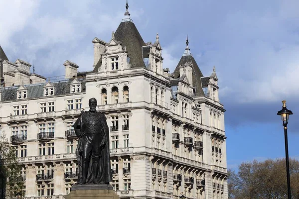 Londres Royaume Uni Architecture Long Whitehall Street Avec Old War — Photo