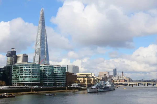 London Reino Unido Abril 2016 Arranha Céus Shard Londres Reino — Fotografia de Stock