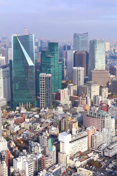 Tokyo Japan Air View Cityscape Район Роппонґі — стокове фото