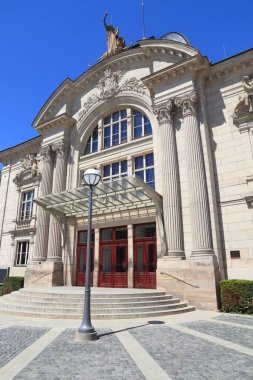 Furth, Almanya. Nuremberg kentsel alanı. Şehir Tiyatrosu (Devlet Tiyatrosu)