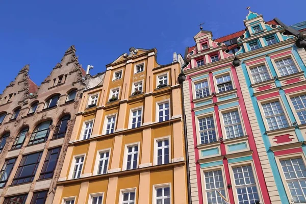 Wroclaw şehrinin simgeleri, Eski Şehir 'deki Rynek Meydanı. Wroclaw Polonya.
