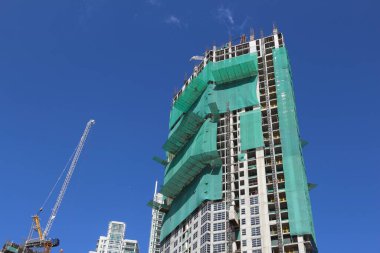 Şehir inşaatı - Manila, Filipinler 'de genel ofis inşaatı.