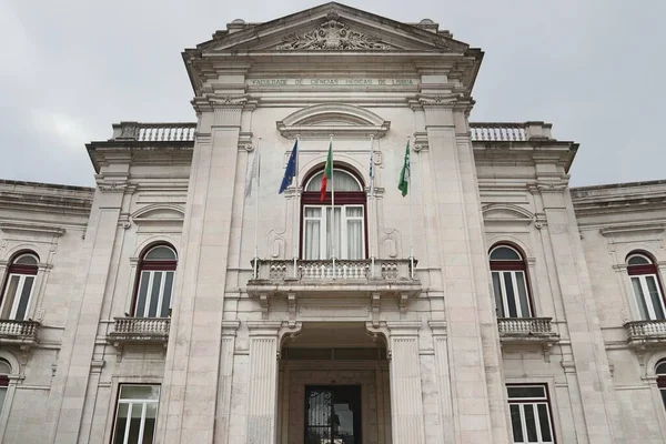 Κτίριο Τμήματος Ιατρικών Επιστημών Στο Πανεπιστήμιο Nova Της Λισαβόνας Πορτογαλία — Φωτογραφία Αρχείου