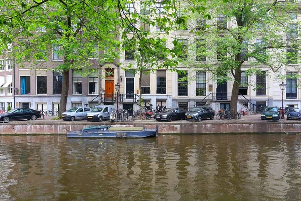 Amsterdam Nizozemsko Června 2017 Herengracht Canal Front Amsterdam Netherlands Amsterdam — Stock fotografie