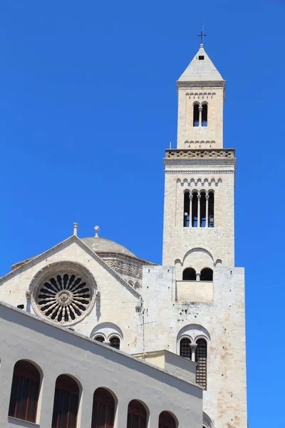 Bari Italien Katedralen Sabinus Gamla Stan Kyrka — Stockfoto