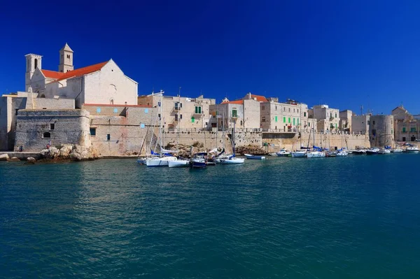 Port Pêche Italie Giovinazzo Ville Dans Les Pouilles — Photo