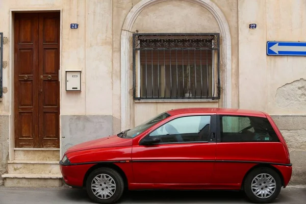 Grottaglie Italien Juni 2017 Lancia Ypsilon Italienischer Kleinwagen Mit Fließheck — Stockfoto