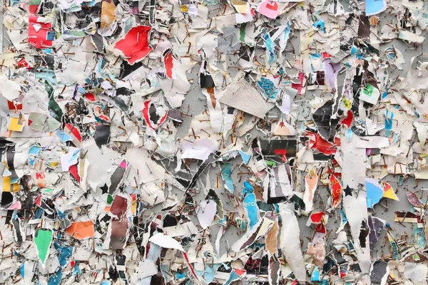 Textura Urbana Fundo Cartazes Propaganda Papel Rasgado Colorido — Fotografia de Stock