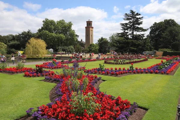 Kew Lipiec 2019 Ludzie Odwiedzają Kew Gardens Wielkim Londynie Królewskie — Zdjęcie stockowe