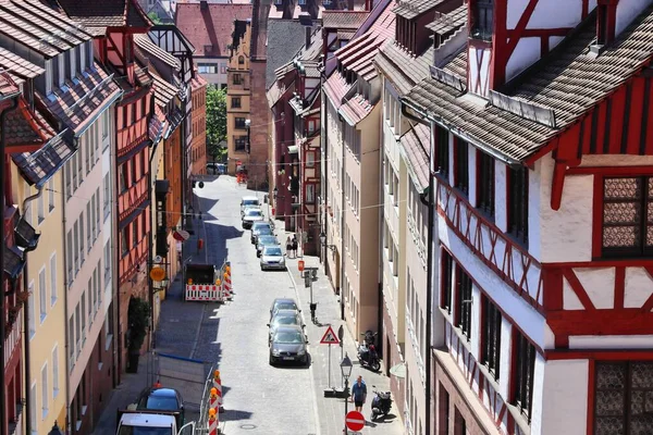 Nuremberg Germany May 2018 People Visit Old Town Nuremberg Germany — Stock Photo, Image