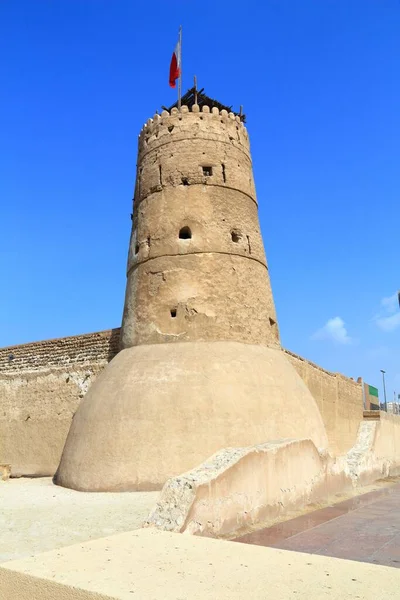 Monumento Dubái Edificio Más Antiguo Dubái Fort Fahidi —  Fotos de Stock