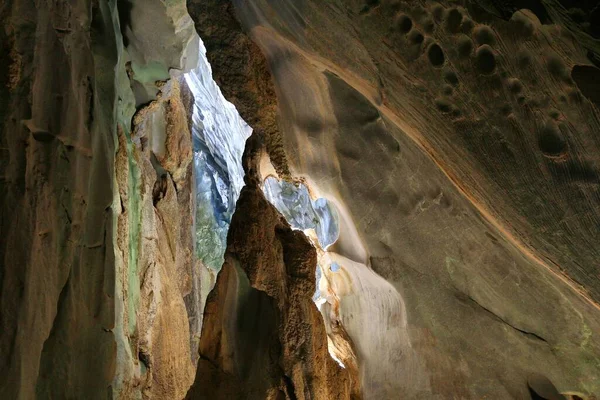 Natura Palawan Nelle Filippine Visita Alla Grotta Cadugnon Durante Tour — Foto Stock