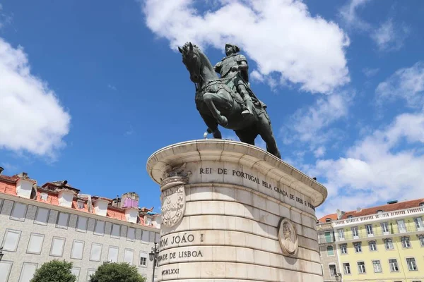 Lisbon Portugalia Czerwca 2018 Pomnik Króla Portugalii Jana Jana Avizu — Zdjęcie stockowe