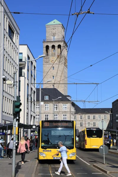 Muelheim Ruhr Germania Settembre 2020 Gente Guida Autobus Urbani Muelheim — Foto Stock