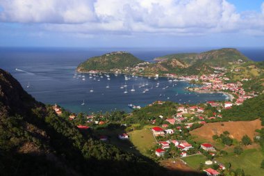 Guadeloupe - Les Saintes adaları. Terre de Haut Körfezi.