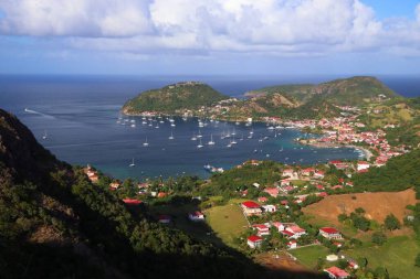 Guadeloupe - Les Saintes islands. Terre de Haut bay. clipart