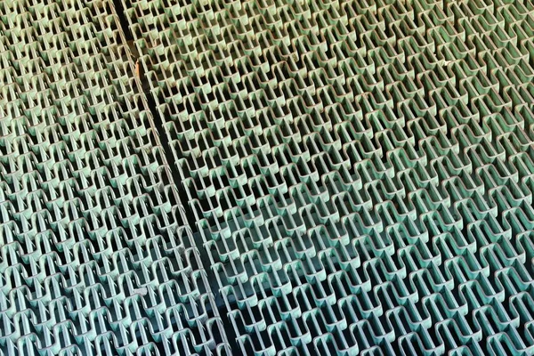 Steel Grate Background Stainless Steel Walkway Abstract View — Stock Photo, Image