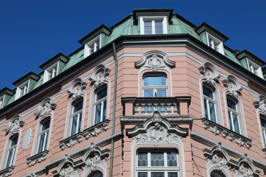 Bottrop şehri, Almanya. Eski kasaba yenilenmiş mimari.