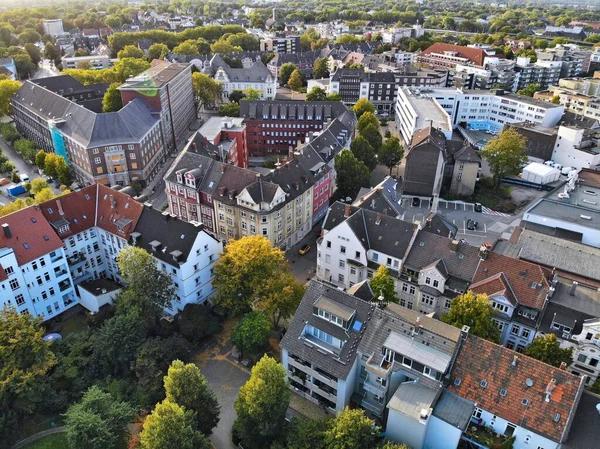 Herne Stad Tyskland Flygfoto Stadsarkitektur — Stockfoto