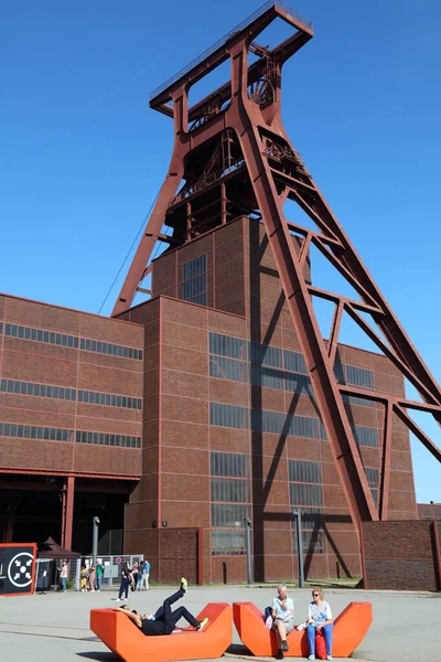 Essen Germania Settembre 2020 Gente Visita Zollverein Essen Germania Zollverein — Foto Stock