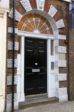 Londra, Birleşik Krallık - güzel Gürcü ön kapısı.