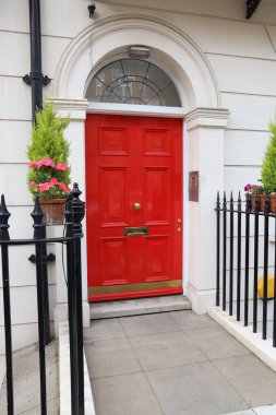 Londra, Birleşik Krallık - güzel Gürcü ön kapısı.