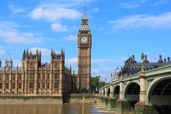 Palace Westminster Londres Reino Unido Big Ben — Fotografia de Stock