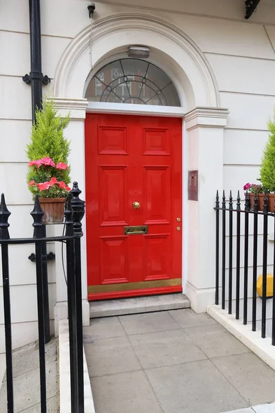 London United Kingdom Beautiful Georgian Front Door — Stock Photo, Image