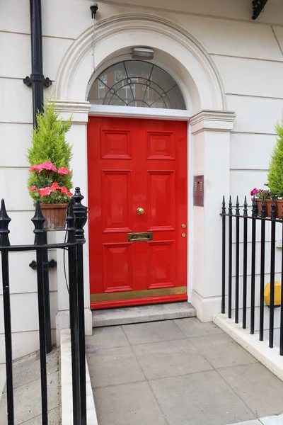 Londra Regno Unito Bellissima Porta Ingresso Georgiana — Foto Stock