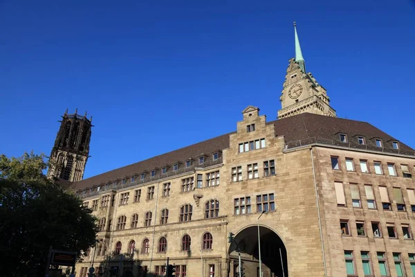 Duisburg Cidade Alemanha Câmara Municipal Rathaus — Fotografia de Stock