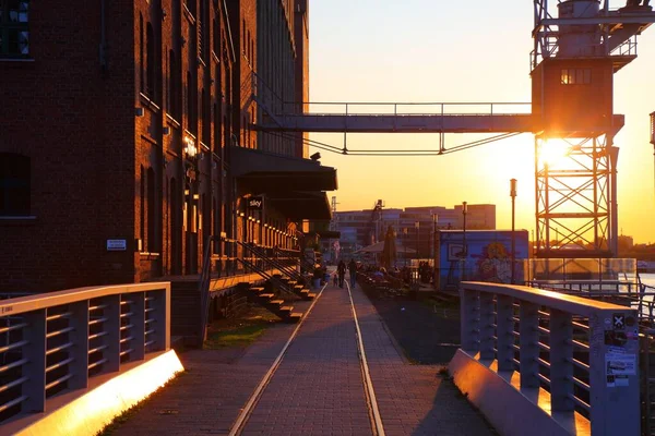 Duisburg Deutschland September 2020 Menschen Besuchen Den Duisburger Innenhafen Der — Stockfoto