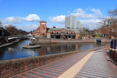 Birmingham-Fazeley kanal kavşağı Birmingham 'da..
