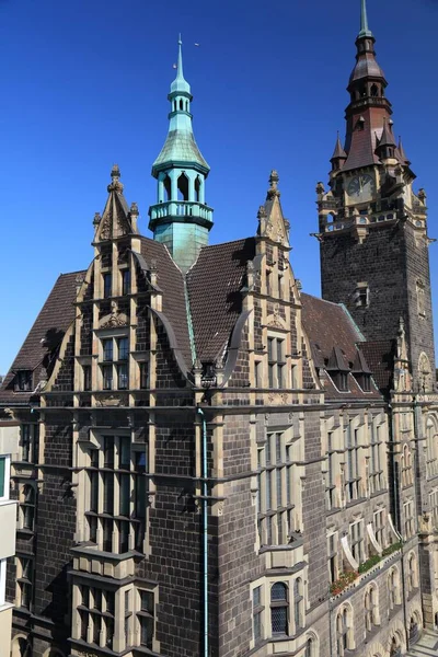 Ciudad Wuppertal Alemania Ayuntamiento Rathaus Distrito Elberfeld — Foto de Stock