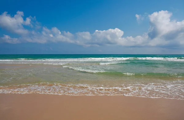 Empty Sea Beach Background Coastline — Stock Photo, Image