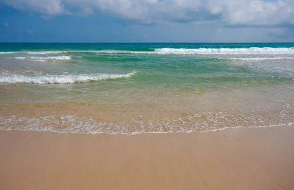 Empty Sea Beach Background Coastline — Stock Photo, Image