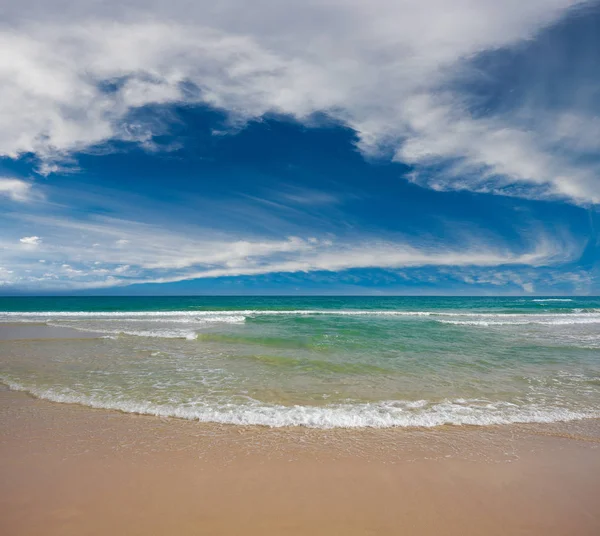 Mar Vazio Fundo Praia Costa — Fotografia de Stock