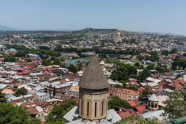 Tbilisi Georgia hermosa ciudad vieja turismo turismo — Foto de Stock