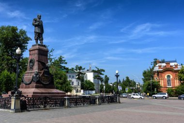 Rusya, Irkutsk - 6 Temmuz 2019: Iii. Tüm Rusya İmparatoru, Polonya Kralı ve Finlandiya Büyük Prensi