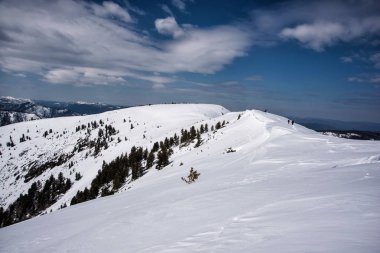 Hamar Daban bölgesinde dağların güzel görünümü. Panorama