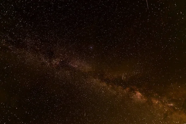 Láctea Galáxia Com Estrelas Poeira Espacial Luz Solar Universo — Fotografia de Stock