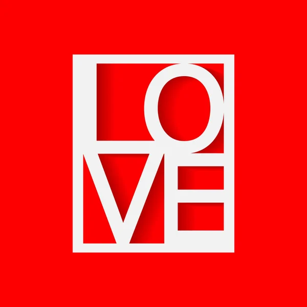 Amour, mariage et Saint-Valentin Design lumineux — Image vectorielle
